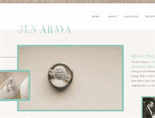 Tablet Screenshot of jenaraya.com